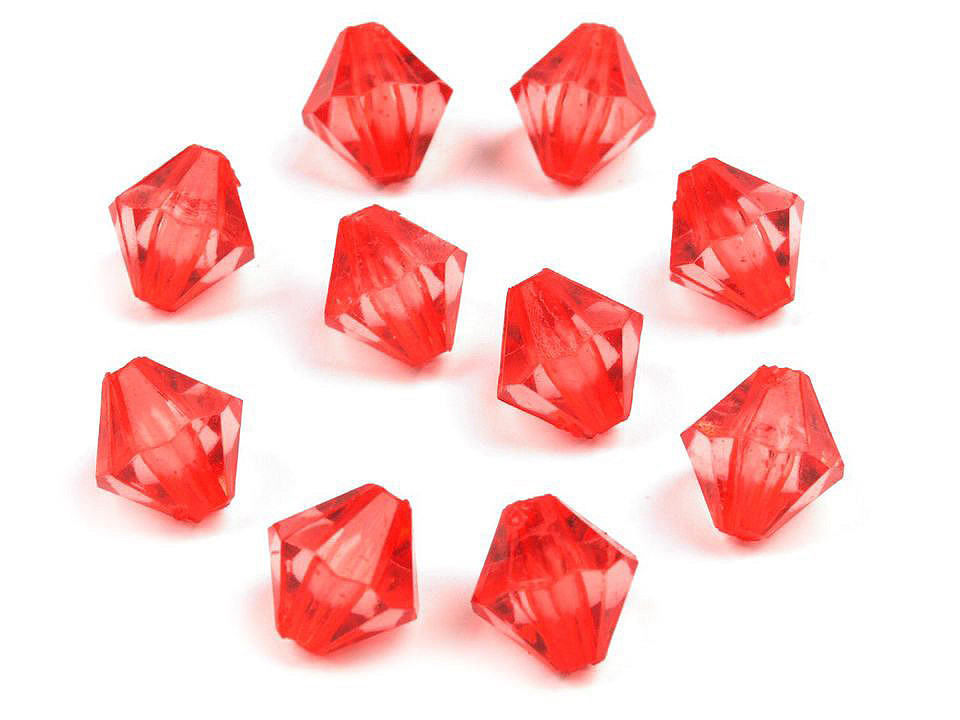 Mărgele plastic romboide sun, 8x8 mm - Transparent (300 Grame) Mărgele plastic romboide sun, 8x8 mm - Transparent (300 Grame)