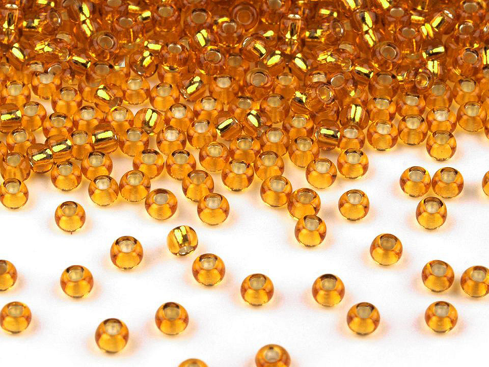 Mărgele nisip preciosa, 10/0 - 2,3 mm - Galben narcisă (10 Grame)