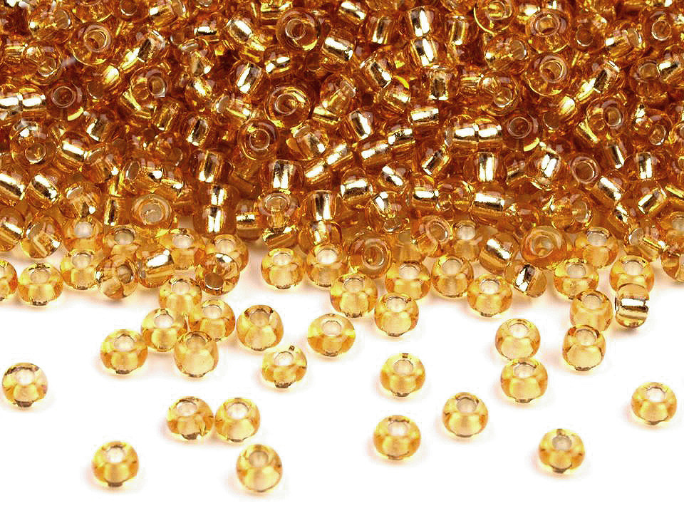 Mărgele nisip preciosa, 10/0 - 2,3 mm - Galben narcisă (10 Grame)