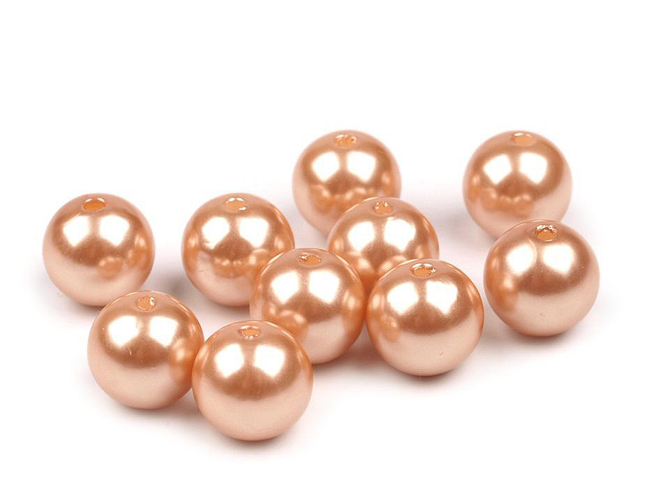 Perle plastic glance, ø12 mm - Roz (25 Bucăți) Perle plastic glance, ø12 mm - Roz (25 Bucăți)
