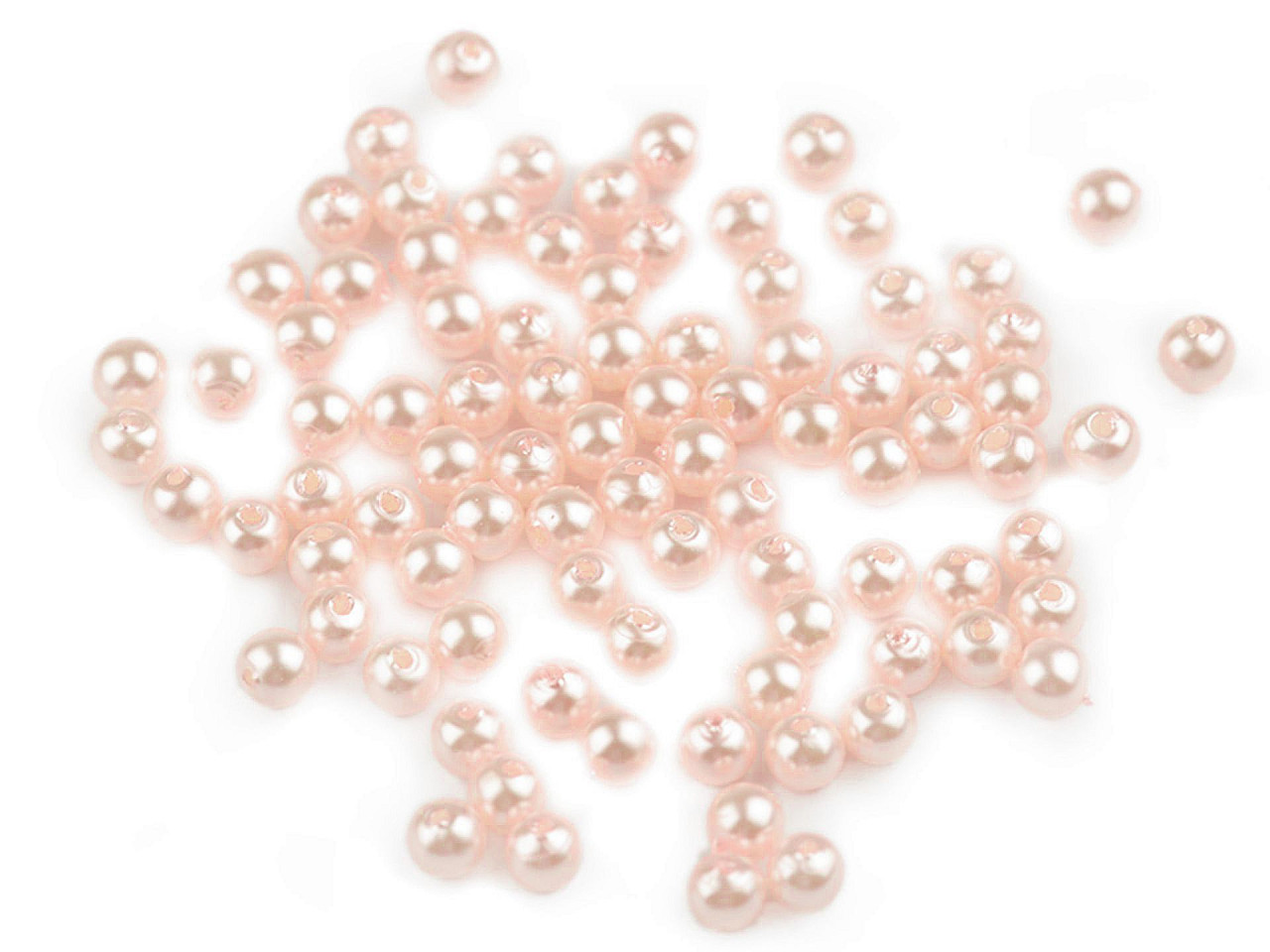 Perle plastic glance, ø5 mm - Alb (250 Grame) Perle plastic glance, ø5 mm - Alb (250 Grame)