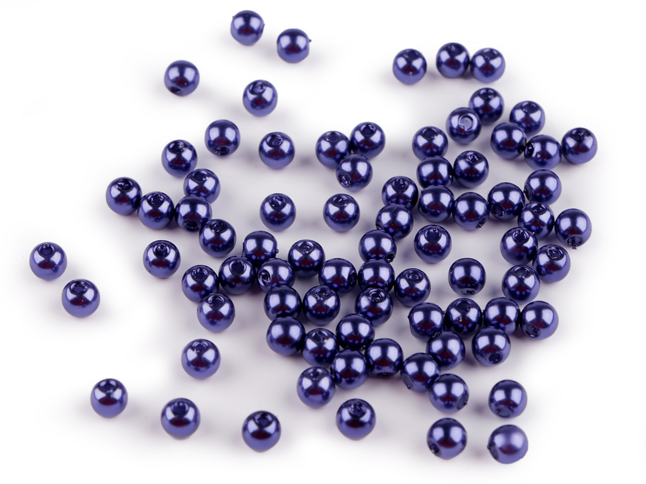 Perle plastic glance, ø5 mm - Alb (250 Grame) Perle plastic glance, ø5 mm - Alb (250 Grame)