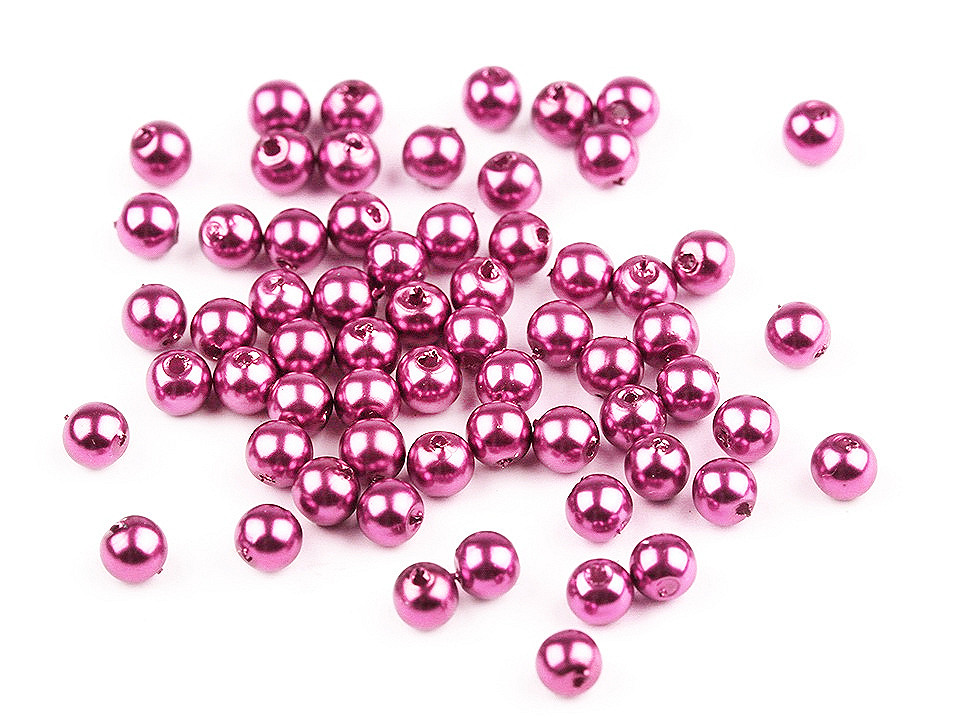 Perle plastic glance, ø5 mm - Alb (250 Grame) Perle plastic glance, ø5 mm - Alb (250 Grame)