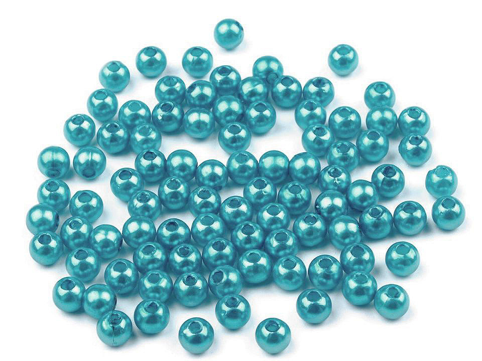 Perle plastic glance, ø5 mm - Alb (250 Grame) Perle plastic glance, ø5 mm - Alb (250 Grame)