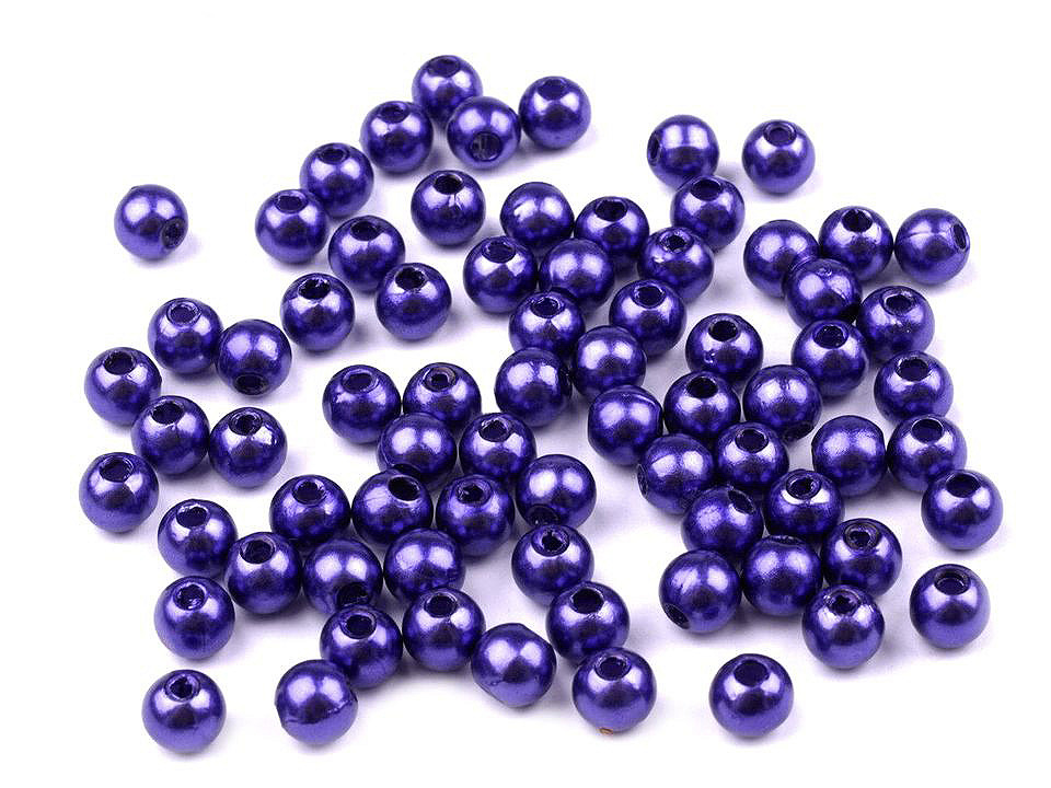 Perle plastic glance, ø5 mm - Alb (250 Grame) Perle plastic glance, ø5 mm - Alb (250 Grame)