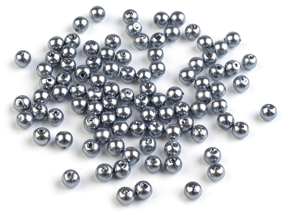 Perle plastic glance, ø5 mm - Alb (250 Grame) Perle plastic glance, ø5 mm - Alb (250 Grame)