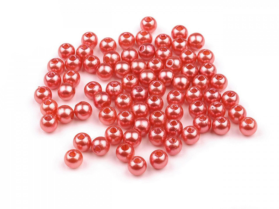 Perle plastic glance, ø5 mm - Alb (250 Grame) Perle plastic glance, ø5 mm - Alb (250 Grame)
