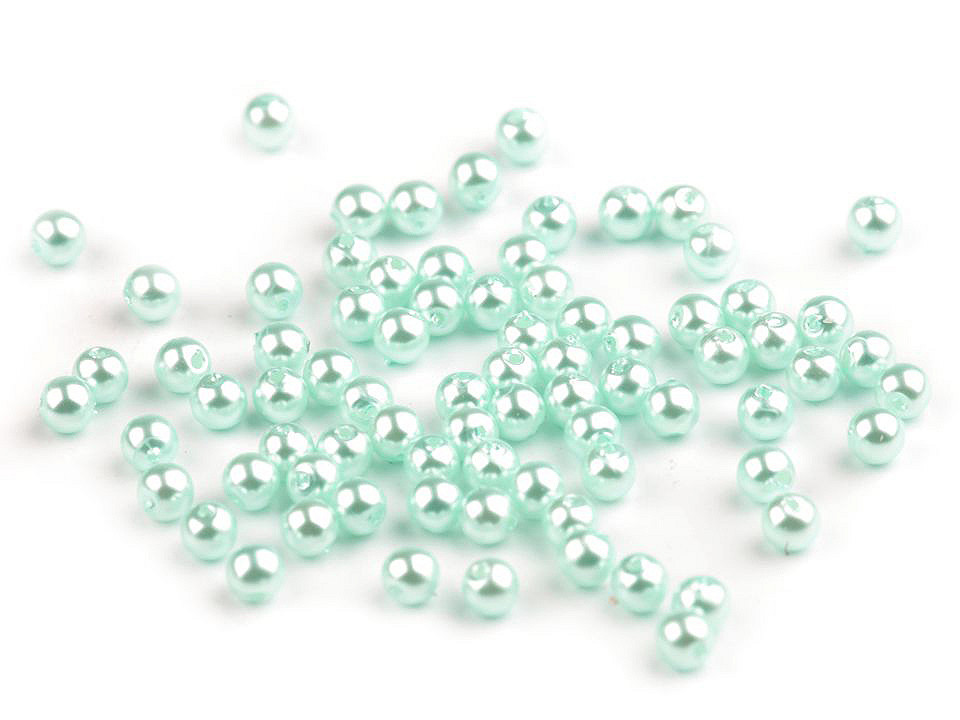 Perle plastic glance, ø5 mm - Alb (250 Grame) Perle plastic glance, ø5 mm - Alb (250 Grame)