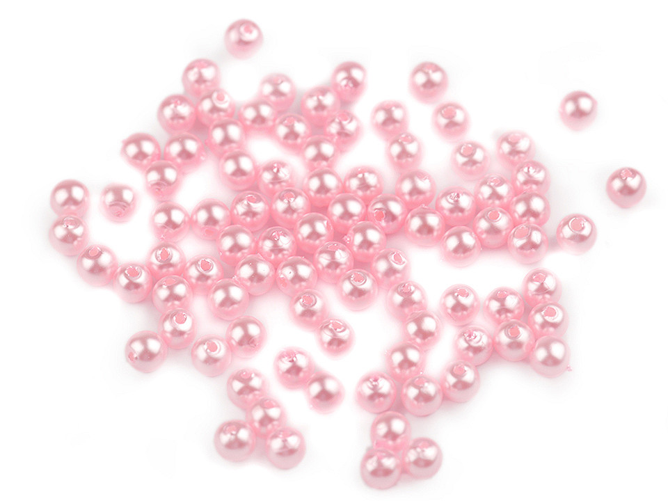 Perle plastic glance, ø5 mm - Alb (250 Grame) Perle plastic glance, ø5 mm - Alb (250 Grame)