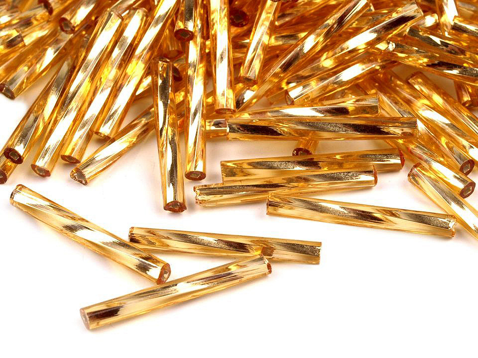 Mărgele tubulare răsucite preciosa, 20 mm - Argintiu (400 Grame)