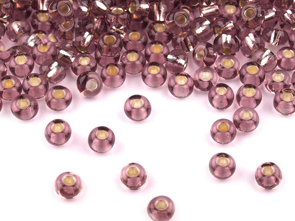 Mărgele nisip preciosa, 8/0 - 3 mm - Argintiu (20 Grame)