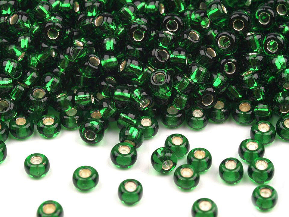 Mărgele nisip preciosa, 8/0 - 3 mm - Argintiu (20 Grame)