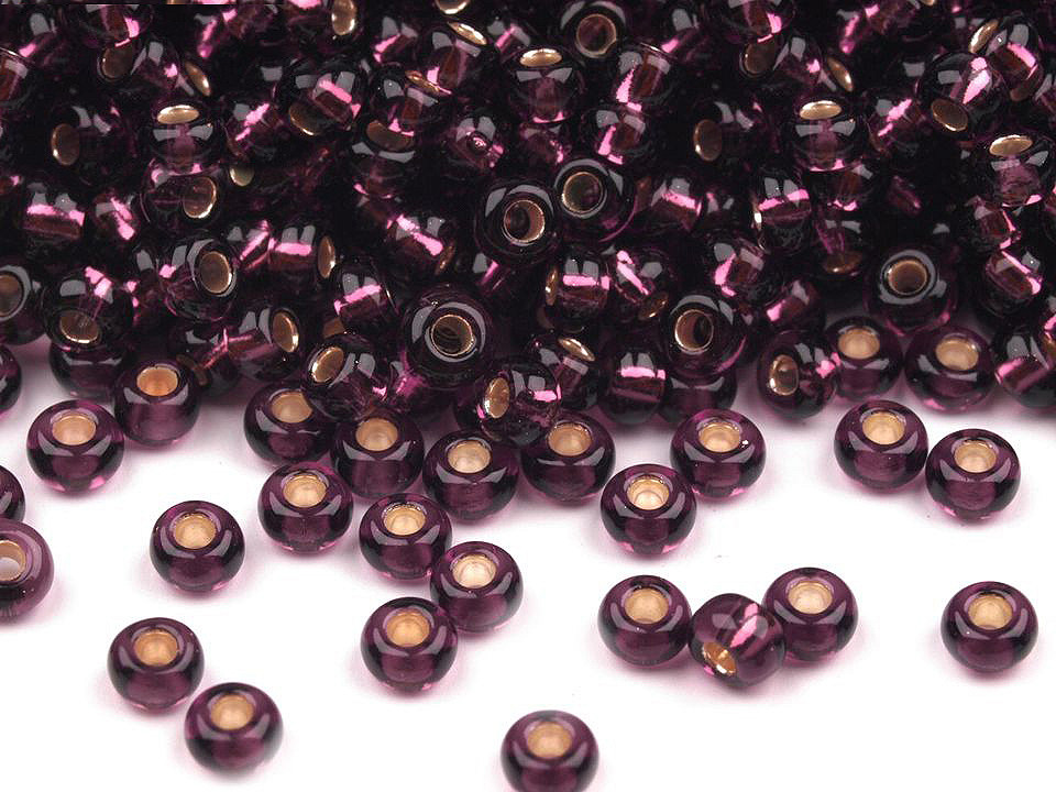 Mărgele nisip preciosa, 8/0 - 3 mm - Argintiu (20 Grame)