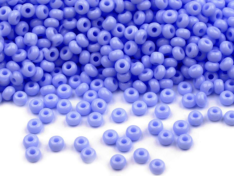 Mărgele nisip preciosa, 10/0 - 2,3 mm - Bleu albăstrea (20 Grame)