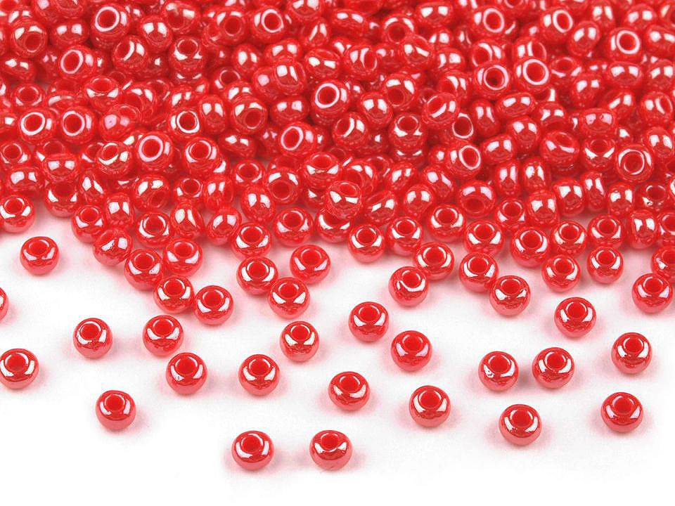 Mărgele nisip sidefate preciosa, 10/0 - 2,3 mm - Alb (20 Grame)