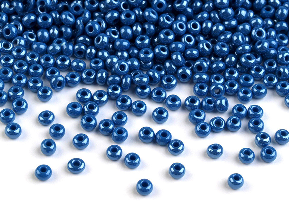 Mărgele nisip sidefate preciosa, 10/0 - 2,3 mm - Alb (20 Grame)