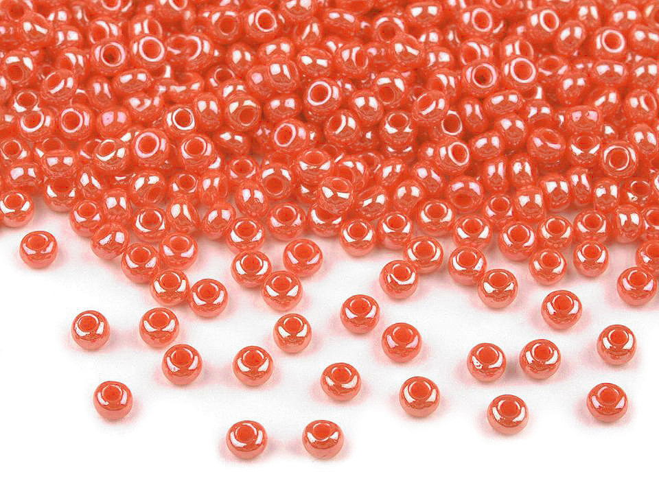 Mărgele nisip sidefate preciosa, 10/0 - 2,3 mm - Alb (20 Grame)