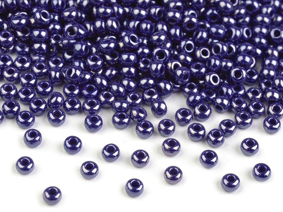 Mărgele nisip sidefate preciosa, 10/0 - 2,3 mm - Alb (20 Grame)