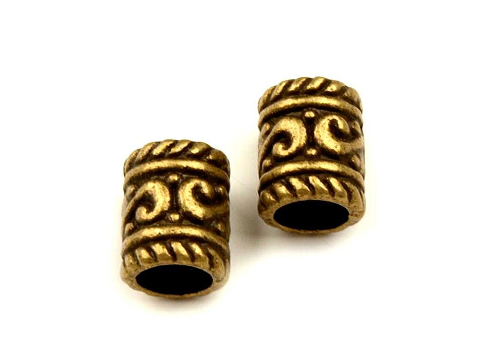 Capete șnur, ø4 mm - Platinum (10 Bucăți)