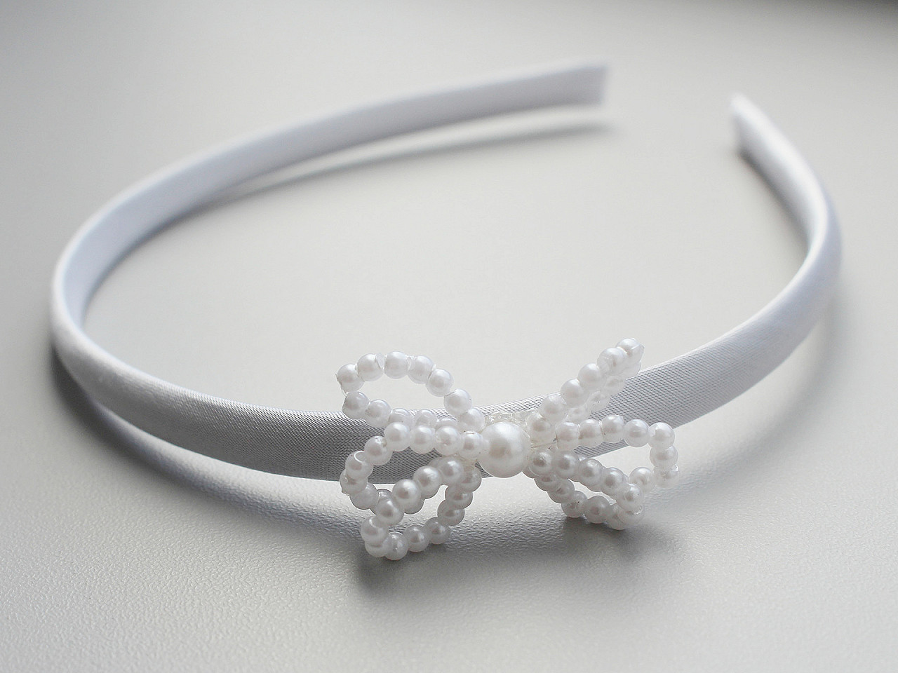 Cordeluță satinată - Gri foarte deschis (1 Bucată)