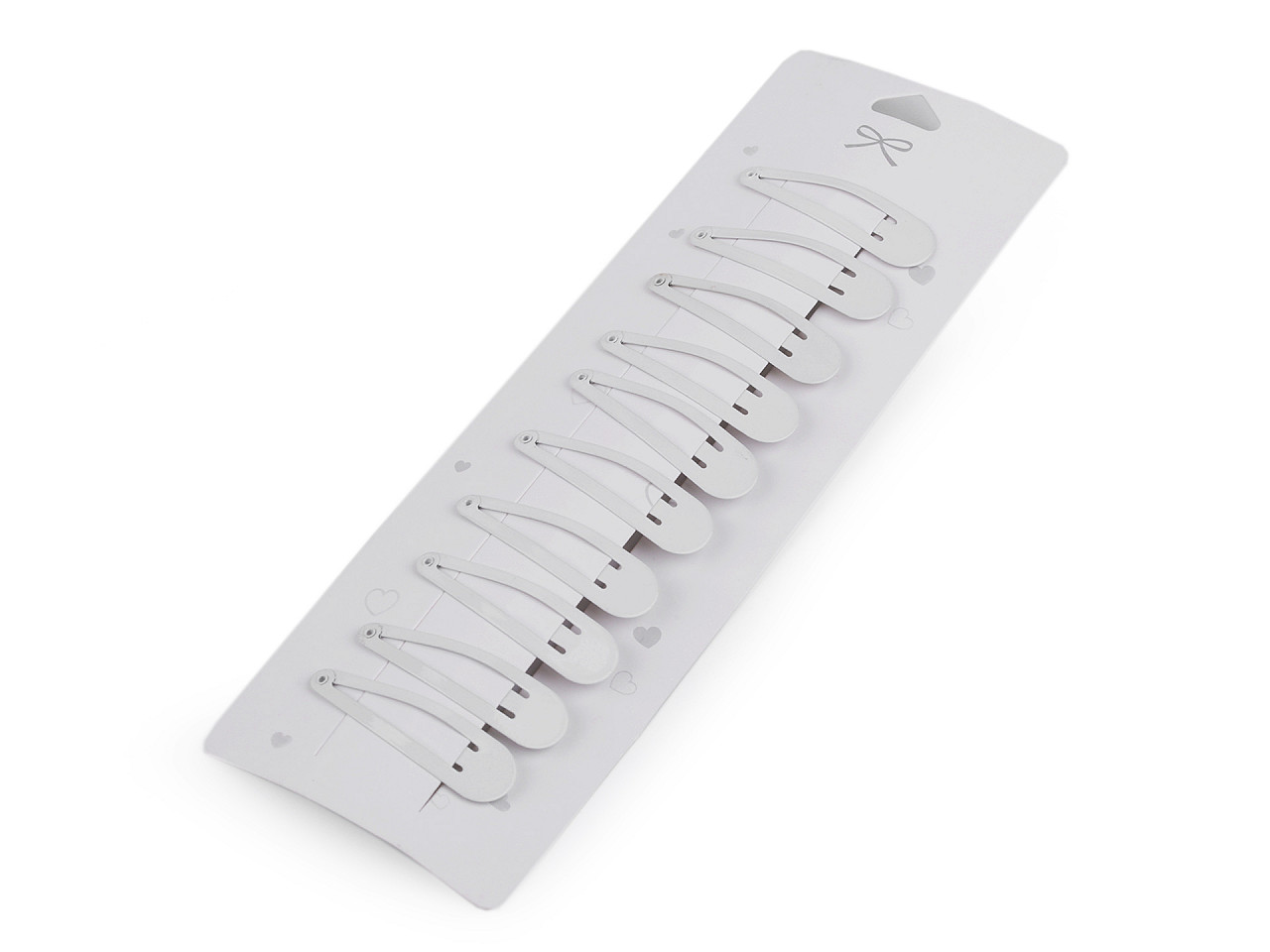 Agrafe de păr aurii - Negru (1 Card)