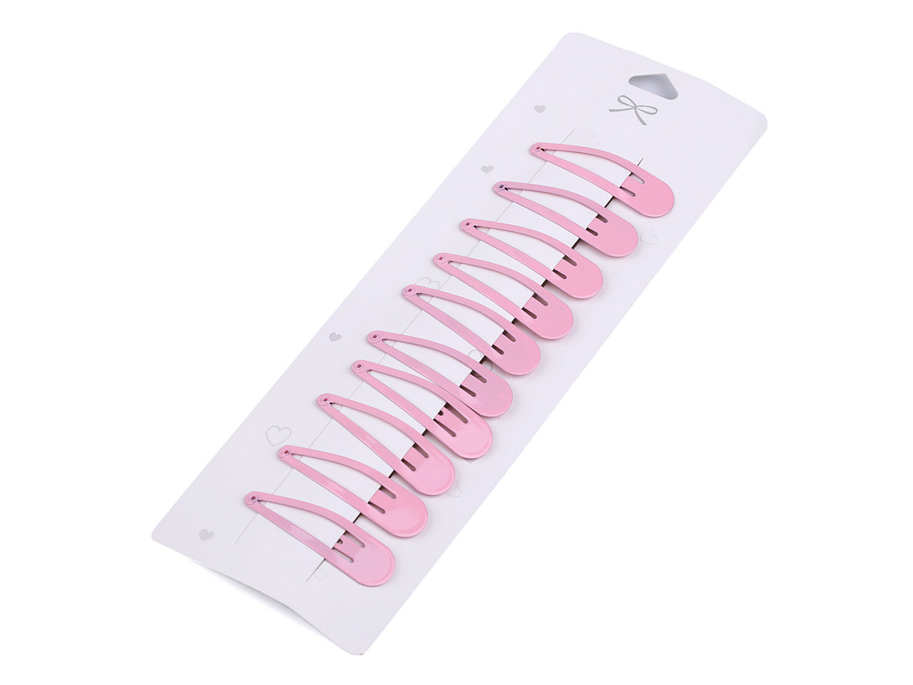 Agrafe de păr aurii - Negru (1 Card)