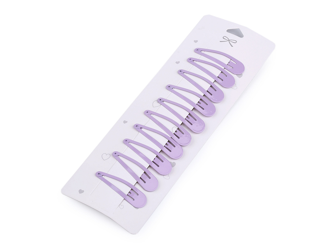 Agrafe de păr aurii - Negru (1 Card)