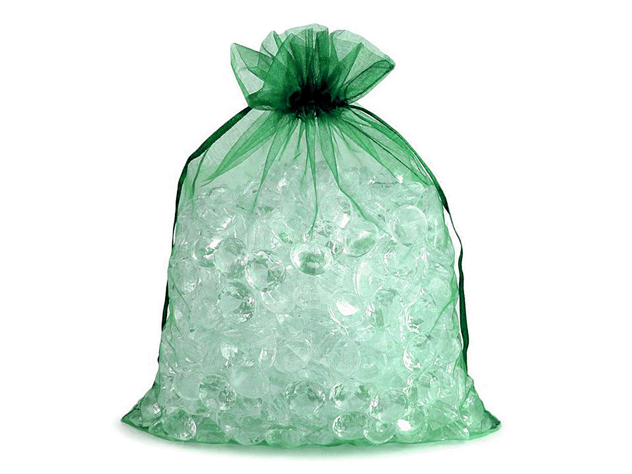 Săculeț organza pentru cadouri, 20x26 cm - Alb (100 Bucăți)