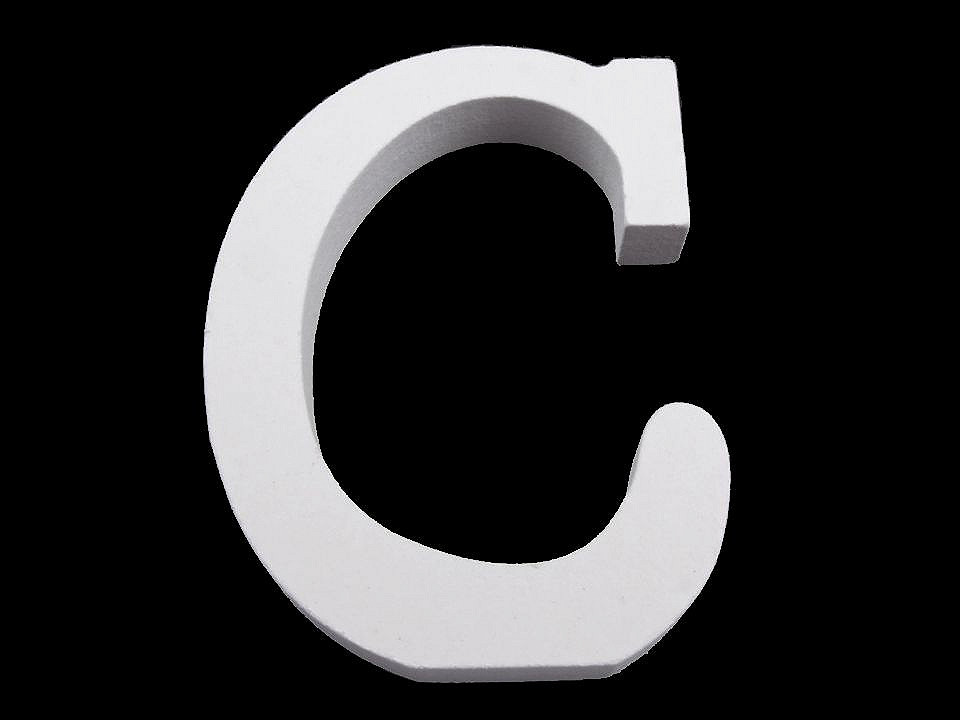 Litere decorative din lemn - Alb (20 Bucăți)