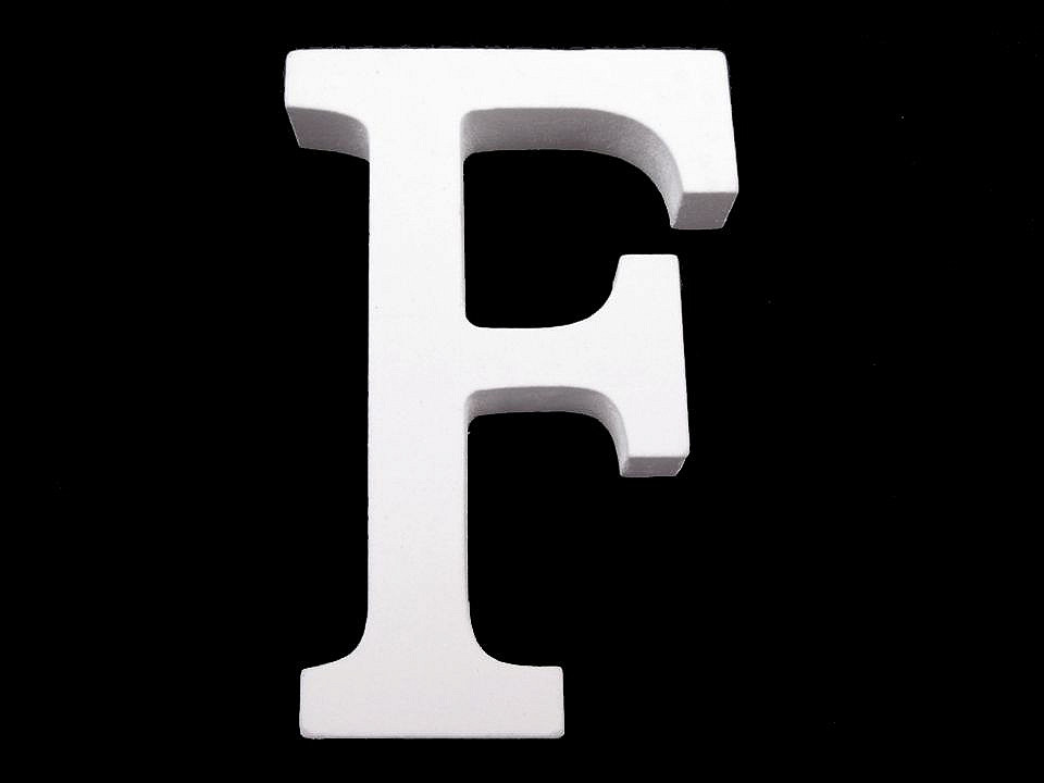 Litere decorative din lemn - Alb (20 Bucăți)