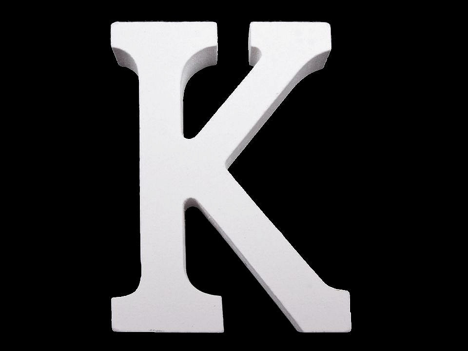 Litere decorative din lemn - Alb (20 Bucăți)