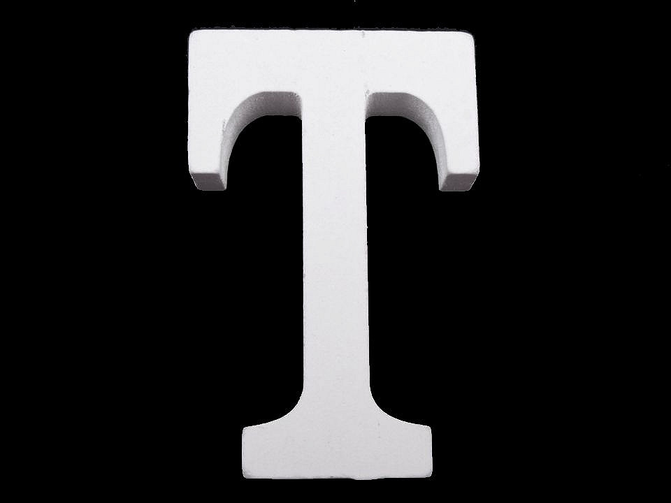 Litere decorative din lemn - Alb (20 Bucăți)