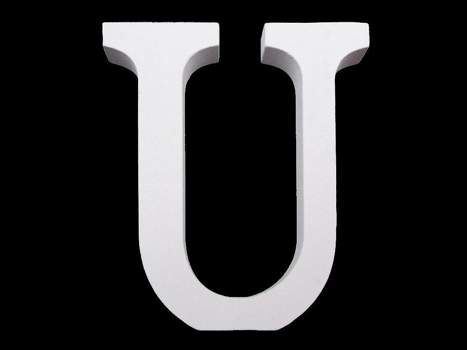 Litere decorative din lemn - Alb (20 Bucăți)