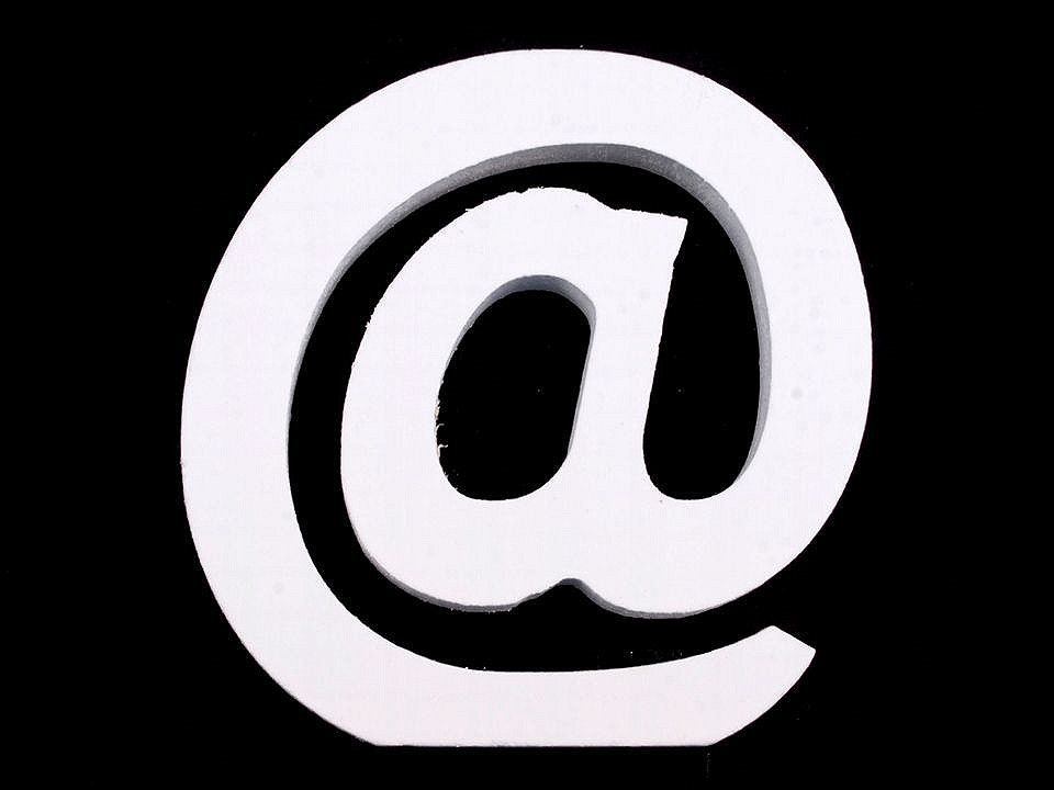 Litere decorative din lemn - Alb (20 Bucăți)