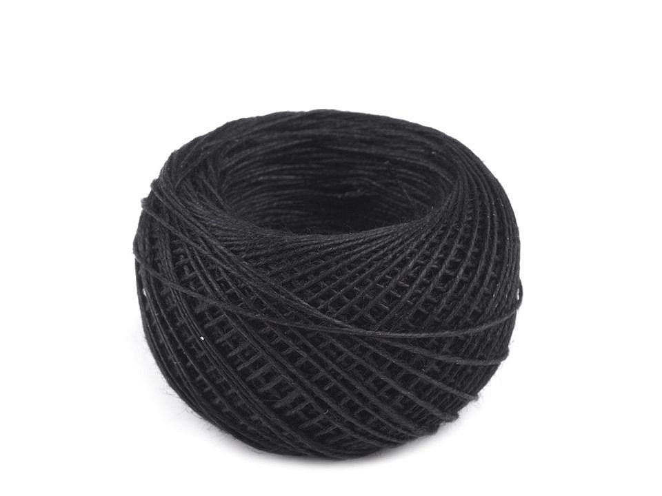 Ață din in, ghem în cutie de plastic, 50 m - Ecru natural (1 Bucată)