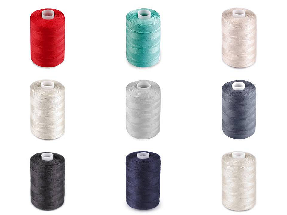 Ață poliester pentru overlock ntf 40/2, 1000 m - Vișiniu (36 Bucăți) Ață poliester pentru overlock ntf 40/2, 1000 m - Vișiniu (36 Bucăți)