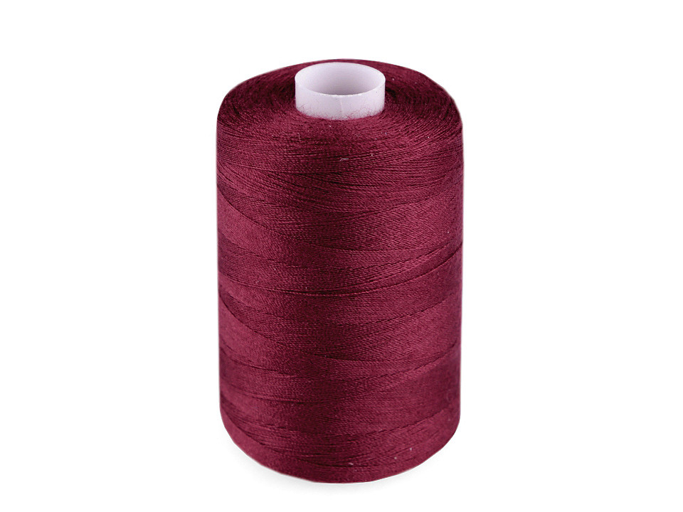 Ață poliester pentru overlock ntf 40/2, 1000 m - Vișiniu (36 Bucăți) Ață poliester pentru overlock ntf 40/2, 1000 m - Vișiniu (36 Bucăți)