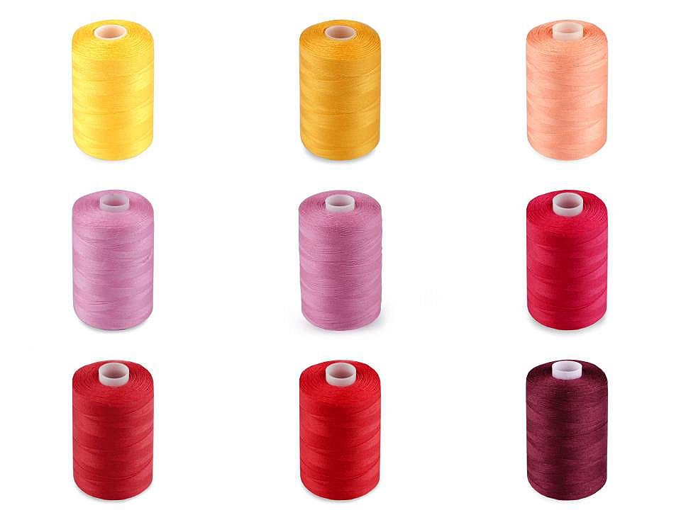Ață poliester pentru overlock ntf 40/2, 1000 m - Vișiniu (36 Bucăți) Ață poliester pentru overlock ntf 40/2, 1000 m - Vișiniu (36 Bucăți)