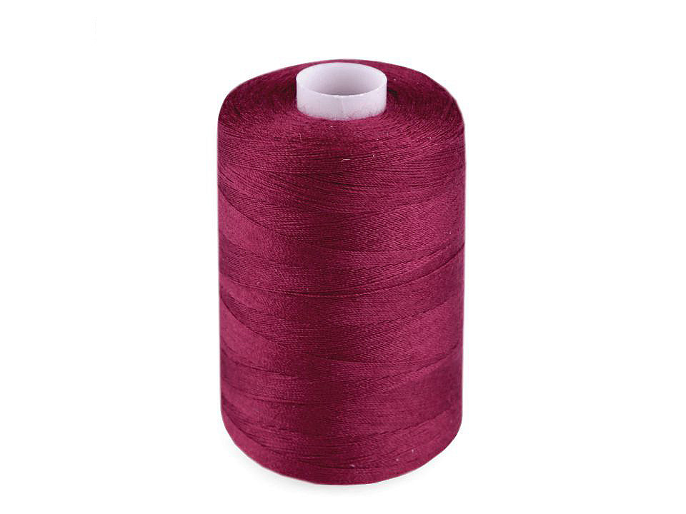 Ață poliester pentru overlock ntf 40/2, 1000 m - Vișiniu (36 Bucăți) Ață poliester pentru overlock ntf 40/2, 1000 m - Vișiniu (36 Bucăți)