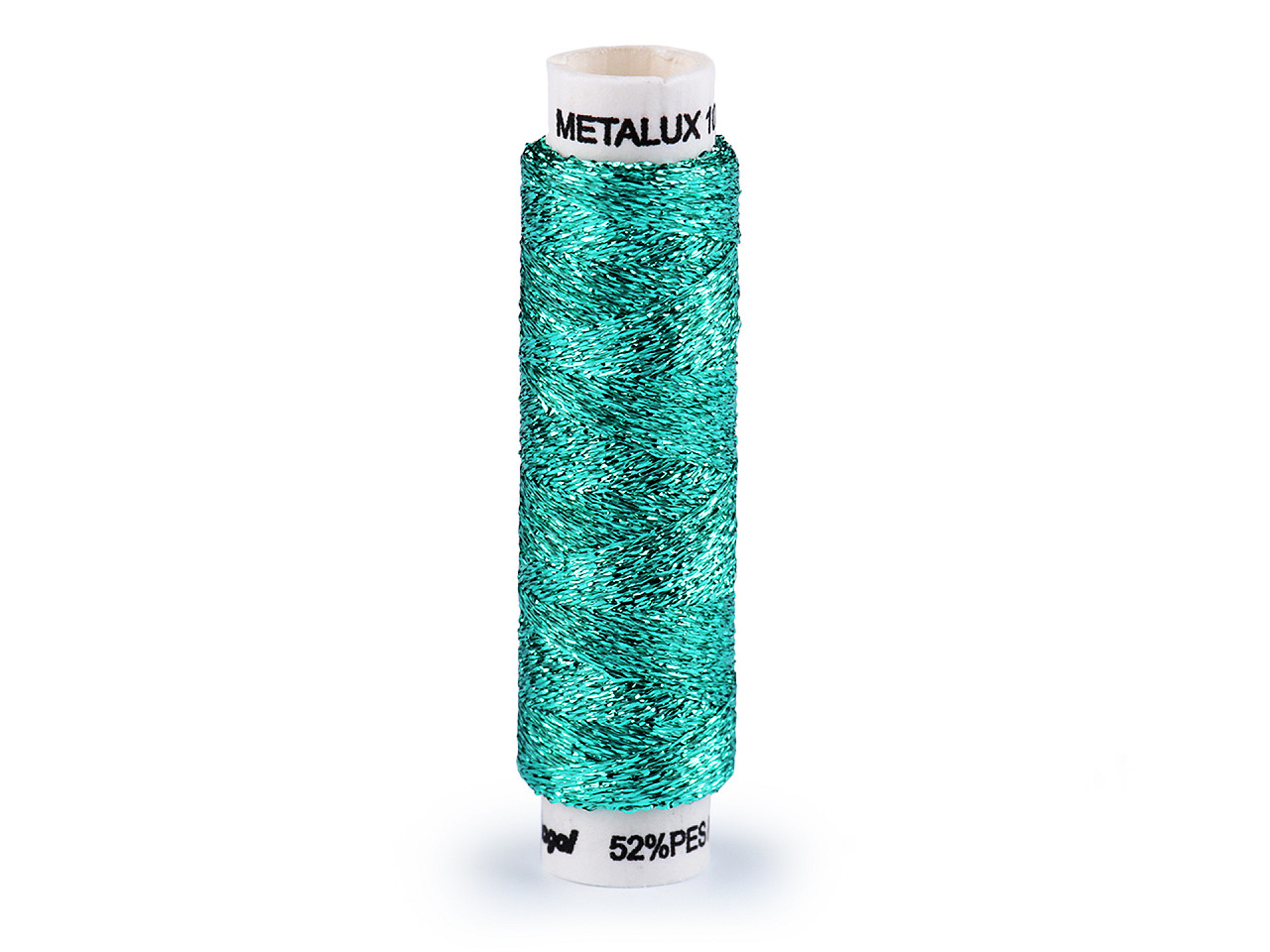 Ață metalică pentru brodat metalux, 100 m - Roșu (10 Bucăți)