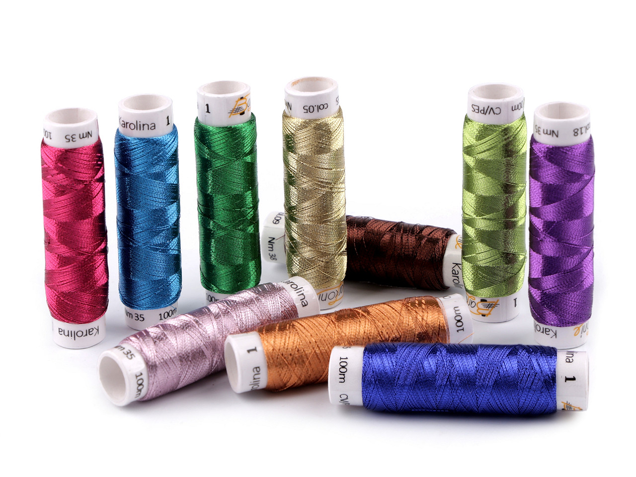 Ață metalizată karolina 1; 100 m - Auriu deschis (1 Bucată)