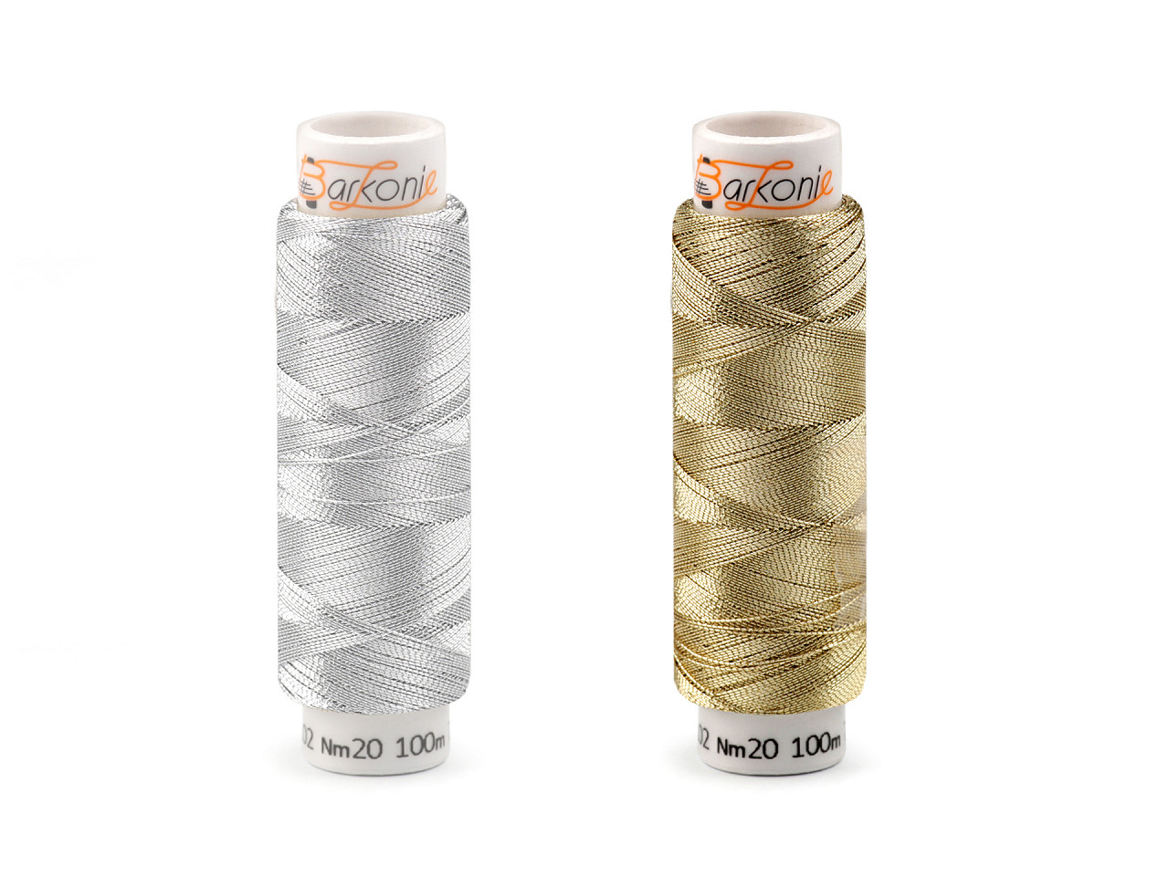 Fir metalic elisabeth 1; 100 m - Auriu deschis (1 Bucată)