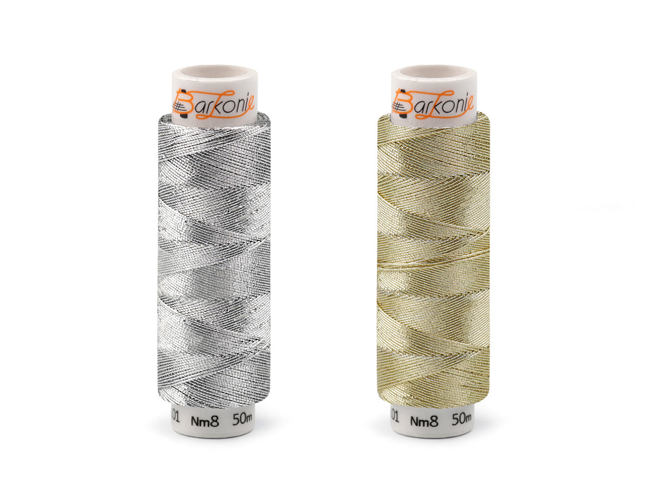 Fir metalic elisabeth 3; 50 m - Argintiu (1 Bucată)