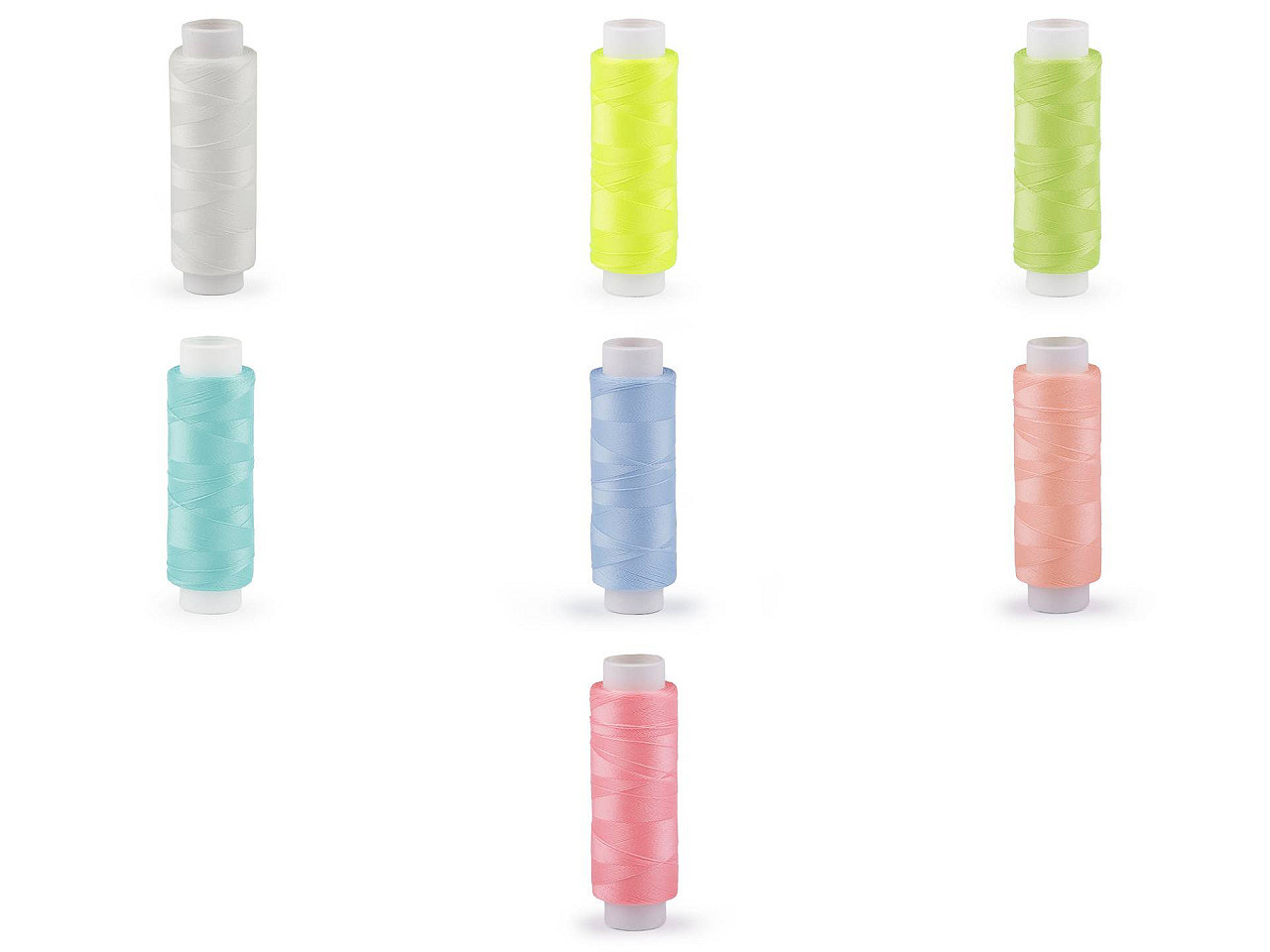 Fir de broderie lumina 200 m fosforescent - Turcoaz deschis (1 Bucată)