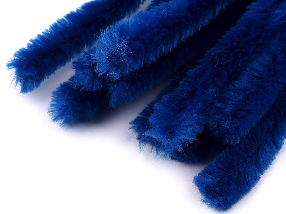 Sârmă plușată, ø15 mm, lungime 30 cm - Portocaliu (50 Bucăți)