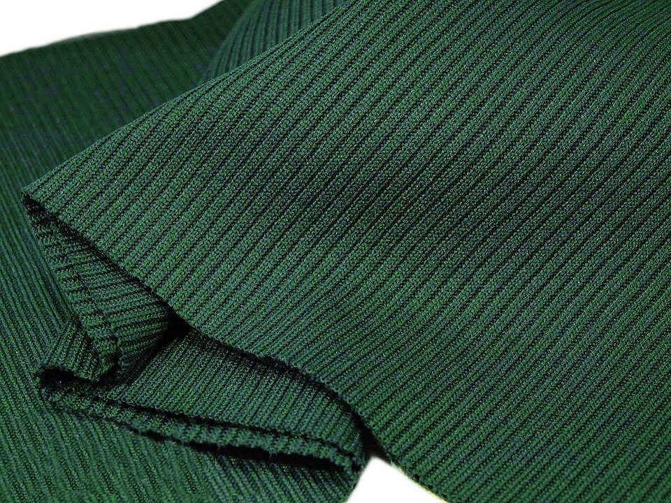 Tricot elastic circular, 15x80 cm - Maro închis (1 Bucată)