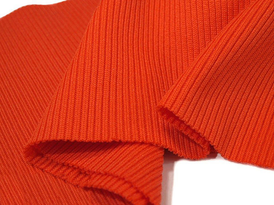 Tricot elastic circular, 15x80 cm - Maro închis (1 Bucată)