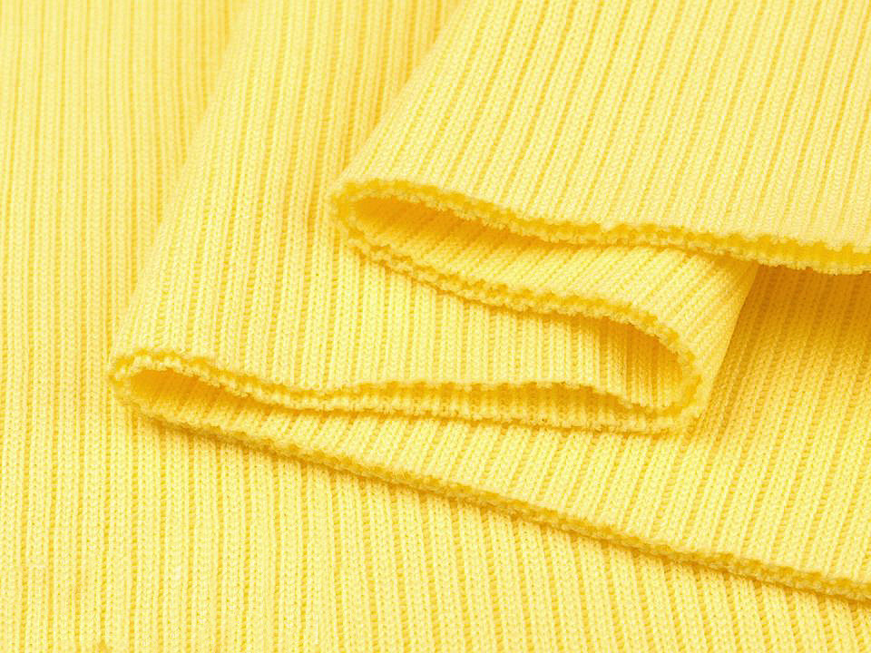 Tricot elastic circular, 15x80 cm - Maro închis (1 Bucată)