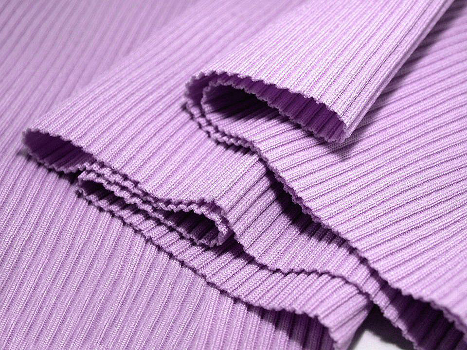 Tricot elastic circular, 15x80 cm - Maro închis (1 Bucată)