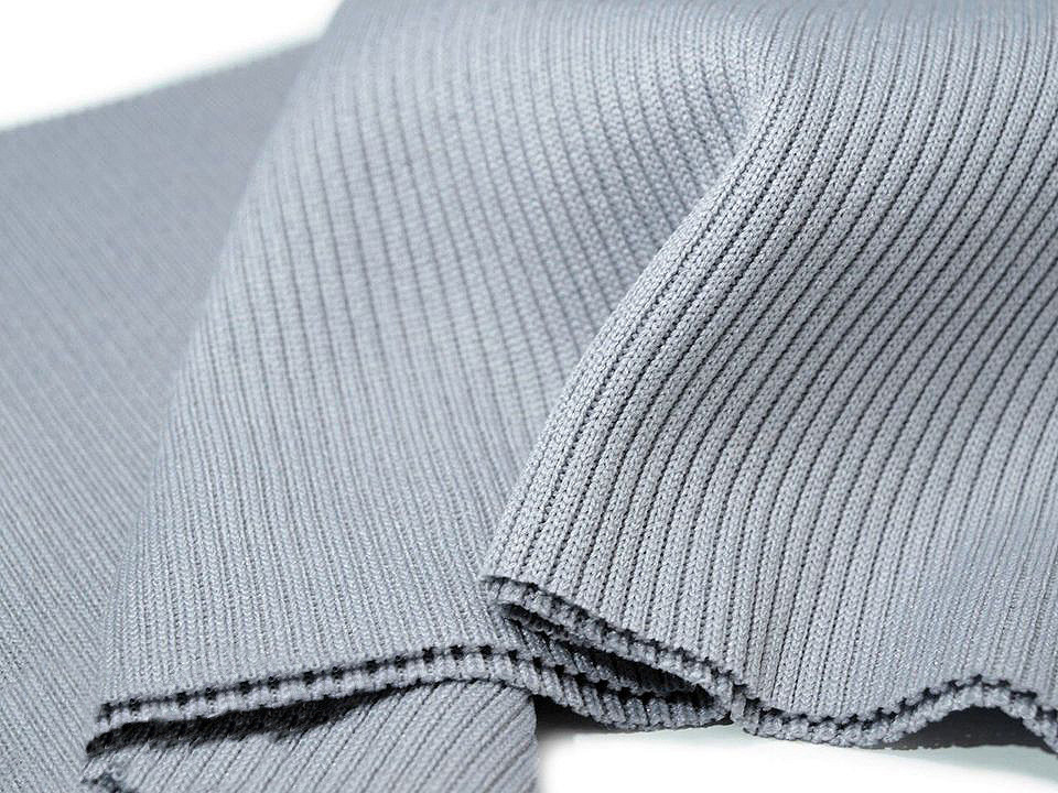 Tricot elastic circular, 15x80 cm - Maro închis (1 Bucată)